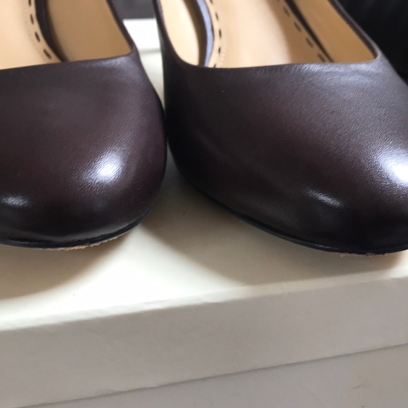 Beautiful Brown Coach Heels! Like new! IOB! - Picture 6 of 6